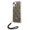 Чохол Guess 4G Print Strap для iPhone 14 Plus Brown (GUOHCP14MH4STW)