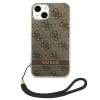Чохол Guess 4G Print Strap для iPhone 14 Plus Brown (GUOHCP14MH4STW)
