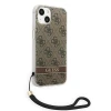 Чохол Guess 4G Print Strap для iPhone 14 Plus Brown (GUOHCP14MH4STW)