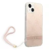 Чохол Guess 4G Print Strap для iPhone 14 Plus Pink (GUOHCP14MH4STP)