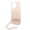 Чохол Guess 4G Print Strap для iPhone 14 Pro Pink (GUOHCP14LH4STP)