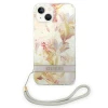 Чохол Guess Flower Strap для iPhone 14 Plus Purple (GUOHCP14MHFLSU)