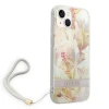 Чохол Guess Flower Strap для iPhone 14 Plus Purple (GUOHCP14MHFLSU)
