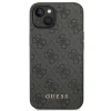 Чехол Guess 4G Metal Gold Logo для iPhone 14 | 13 Gray (GUHCP14SG4GFGR)