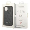 Чохол Guess 4G Metal Gold Logo для iPhone 14 Plus Gray (GUHCP14MG4GFGR)