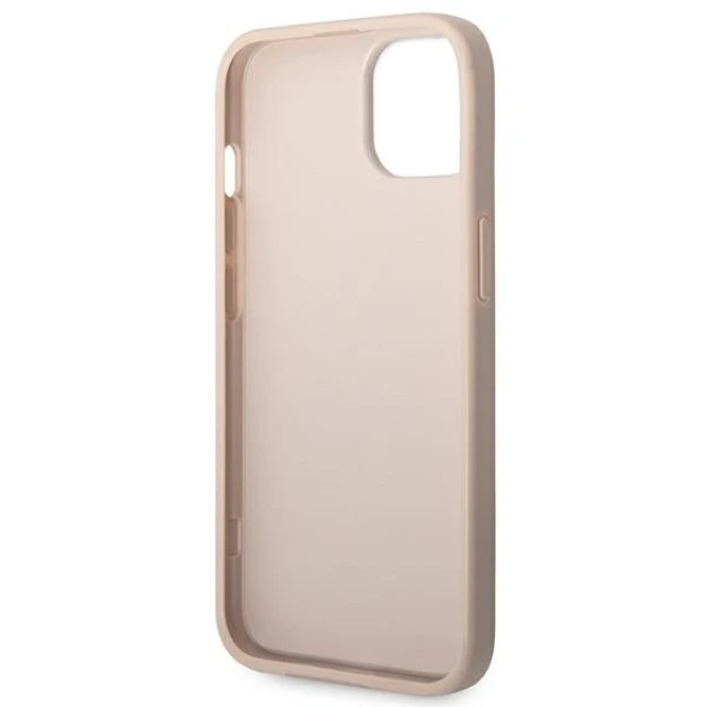Чохол Guess 4G Metal Gold Logo для iPhone 14 Plus Pink (GUHCP14MG4GFPI)
