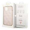 Чохол Guess 4G Metal Gold Logo для iPhone 14 Plus Pink (GUHCP14MG4GFPI)