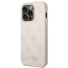 Чохол Guess 4G Metal Gold Logo для iPhone 14 Pro Pink (GUHCP14LG4GFPI)