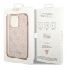 Чохол Guess 4G Metal Gold Logo для iPhone 14 Pro Pink (GUHCP14LG4GFPI)