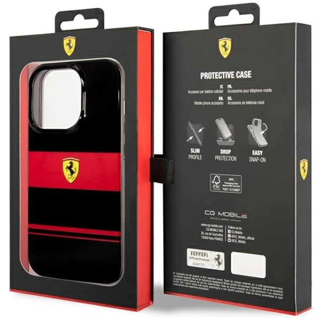 Чехол Ferrari IMD Combi для iPhone 14 Pro Max Black with MagSafe (FEHMP14XUCOK)