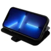 Чехол BMW для iPhone 14 Pro Leather Stamp Blue Lines Black (BMBKP14L22RVSK)