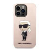 Чохол Karl Lagerfeld Silicone Ikonik для iPhone 14 Pro Max Pink (KLHCP14XSNIKBCP)