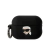 Чохол Karl Lagerfeld Silicone Karl Head 3D для AirPods Pro 2 Black (KLAP2RUNIKK)