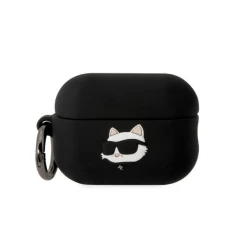 Чехол Karl Lagerfeld Silicone Choupette Head 3D для AirPods Pro 2 Black (KLAP2RUNCHK)