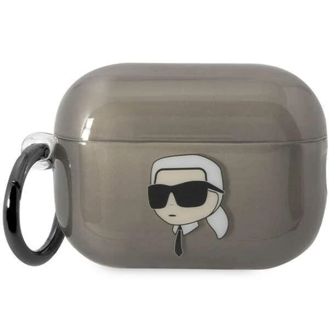 Чохол Karl Lagerfeld Ikonik Karl Lagerfeld для AirPods Pro 2 Black (KLAP2HNIKTCK)