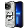 Чохол Karl Lagerfeld Glitter Choupette Patch для iPhone 14 Pro Silver (KLHCP14LG2CPS)