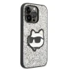 Чохол Karl Lagerfeld Glitter Choupette Patch для iPhone 14 Pro Silver (KLHCP14LG2CPS)
