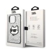 Чохол Karl Lagerfeld Glitter Choupette Patch для iPhone 14 Pro Silver (KLHCP14LG2CPS)