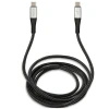 Кабель Tumi USB-C - USB-C 1.5м Fast Charging Black (TUCCSUSBC)