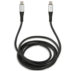 Кабель Tumi USB-C - USB-C 1.5м Fast Charging Black (TUCCSUSBC)