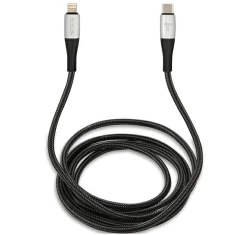 Кабель Tumi USB-C - Lightning 1.5м Fast Charging Black (TUCCSMFI)