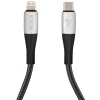 Кабель Tumi USB-C - Lightning 1.5м Fast Charging Black (TUCCSMFI)