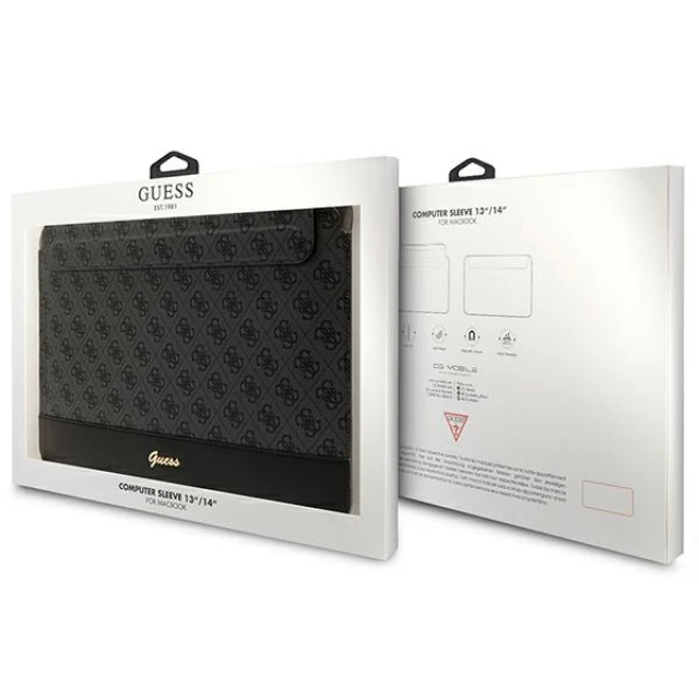 Чохол Guess 4G Stripe Metal Logo для MacBook 14