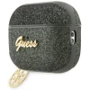 Чохол Guess Glitter Flake 4G Charm для AirPods Pro 2 Khaki (GUAP2GLGSHA)