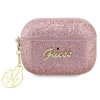 Чехол Guess Glitter Flake 4G Charm для AirPods Pro 2 Pink (GUAP2GLGSHP)