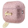 Чехол Guess Glitter Flake 4G Charm для AirPods Pro 2 Pink (GUAP2GLGSHP)