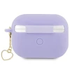 Чохол Guess Silicone Charm Heart Collection для AirPods Pro 2 Purple (GUAP2LSCHSU)