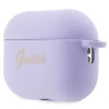 Чохол Guess Silicone Charm Heart Collection для AirPods Pro 2 Purple (GUAP2LSCHSU)