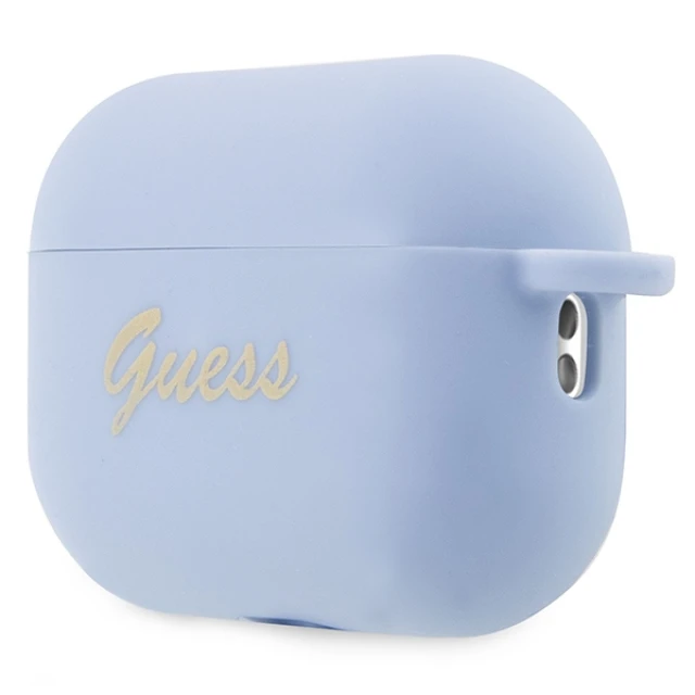 Чохол Guess Silicone Charm Heart Collection для AirPods Pro 2 Blue (GUAP2LSCHSB)
