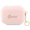 Чехол Guess Silicone Charm Heart Collection для AirPods Pro 2 Pink (GUAP2LSCHSP)