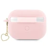 Чехол Guess Silicone Charm Heart Collection для AirPods Pro 2 Pink (GUAP2LSCHSP)