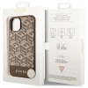 Чохол Guess GCube Stripes для iPhone 14 | 13 Brown with MagSafe (GUHMP14SHGCFSEW)