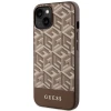 Чохол Guess GCube Stripes для iPhone 14 Plus Brown with MagSafe (GUHMP14MHGCFSEW)