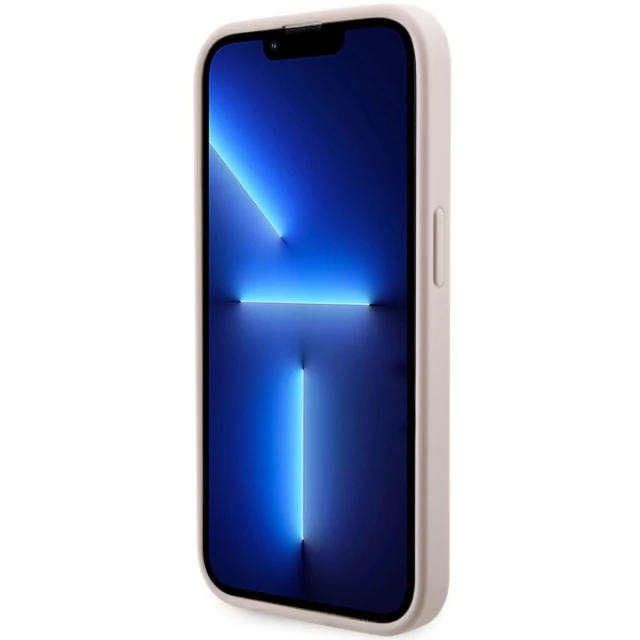 Чохол Guess GCube Stripes для iPhone 14 Pro Max Pink with MagSafe (GUHMP14XHGCFSEP)
