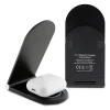 Бездротовий зарядний пристрій Karl Lagerfeld Ikonik 2-in-1 15W Black with MagSafe (KLDCRFALKINK)