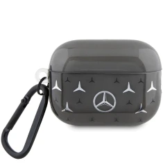 Чохол Mercedes Large Star Pattern для AirPods Pro 2 Black (MEAP28DPMGS)