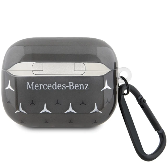 Чохол Mercedes Large Star Pattern для AirPods Pro 2 Black (MEAP28DPMGS)