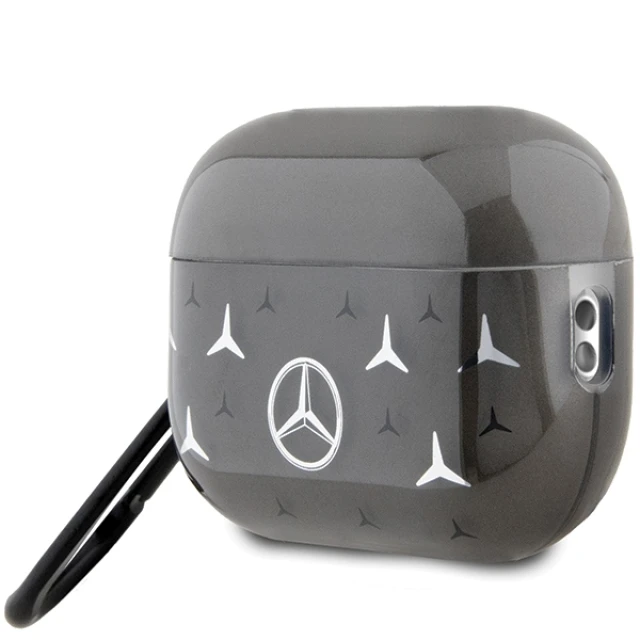 Чохол Mercedes Large Star Pattern для AirPods Pro 2 Black (MEAP28DPMGS)