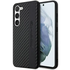 Чохол Mercedes для Samsung Galaxy S23 S911 Carbon Stripe&Embossed Black (AMHCS23SBLSCA)