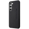 Чехол Mercedes для Samsung Galaxy S23 S911 Carbon Stripe&Embossed Black (AMHCS23SBLSCA)