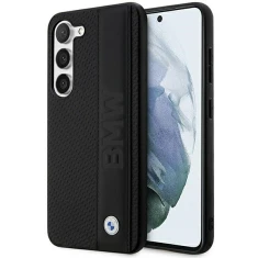 Чехол BMW для Samsung Galaxy S23 Plus S916 Leather Textured and Stripe Black (BMHCS23M22RDPK)