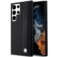 Чохол BMW для Samsung Galaxy S23 Ultra S918 Leather Textured and Stripe Black (BMHCS23L22RDPK)