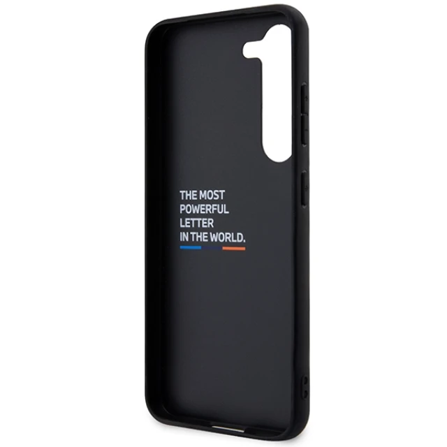 Чохол BMW для Samsung Galaxy S23 Plus S916 Leather Carbon Black (BMHCS23M22NBCK)