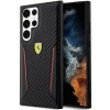 Чохол Ferrari для Samsung Galaxy S23 Ultra S918 Carbon Contrast Edges Black (FEHCS23LNPYK)