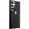 Чохол Ferrari для Samsung Galaxy S23 Ultra S918 Carbon Contrast Edges Black (FEHCS23LNPYK)