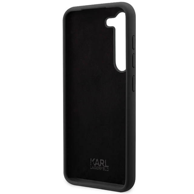 Чохол Karl Lagerfeld Silicone Ikonik для Samsung Galaxy S23 S911 Black (KLHCS23SSNIKBCK)